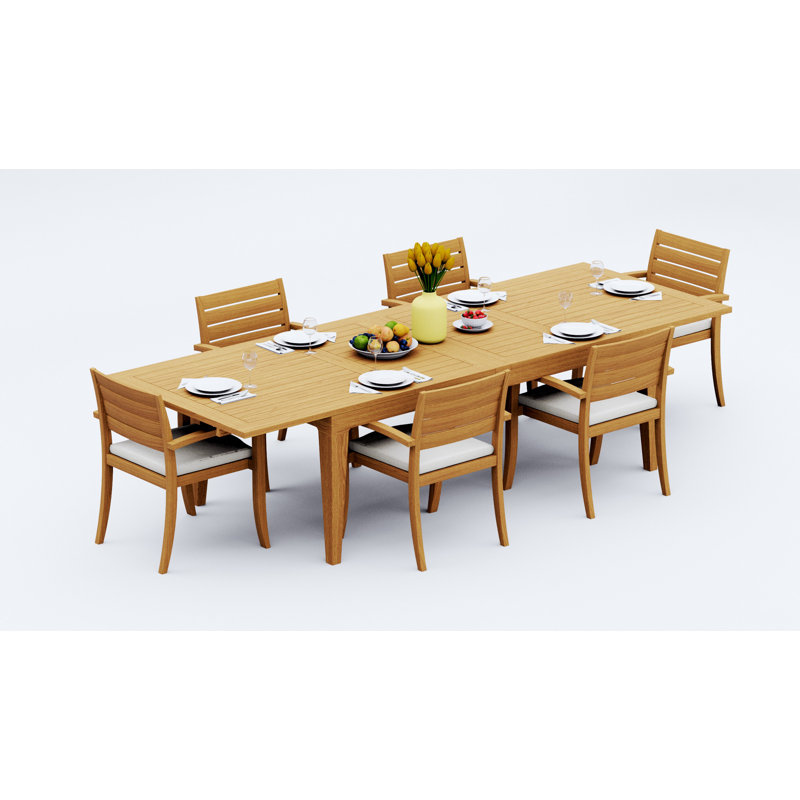 Travota Outdoor - Piece Teak Dining Set, 6