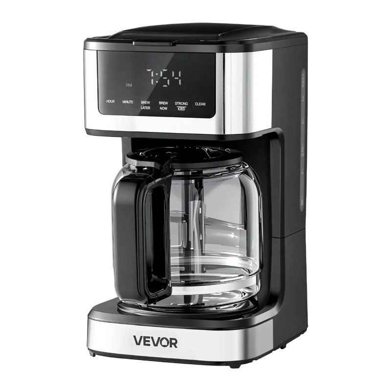 Coffee Maker – 24-hour Timer & Touch Screen Lcd, 4-hour Keep Warm, Self-cleaning & 2 Brew Modes (bold/iced),home Kitchen Daily Use