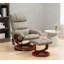 Fauteuil inclinable de massage, fauteuil inclinable pivotant et repose-pieds, fauteuil inclinable en similicuir avec télécommande