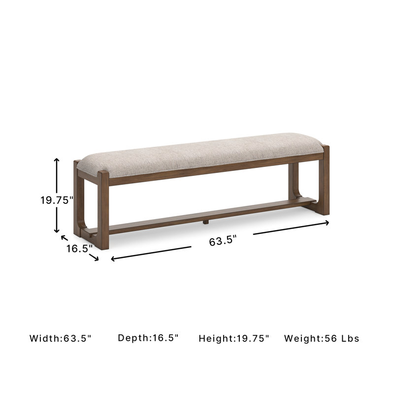 Geovoni Polyester Upholstered Bench