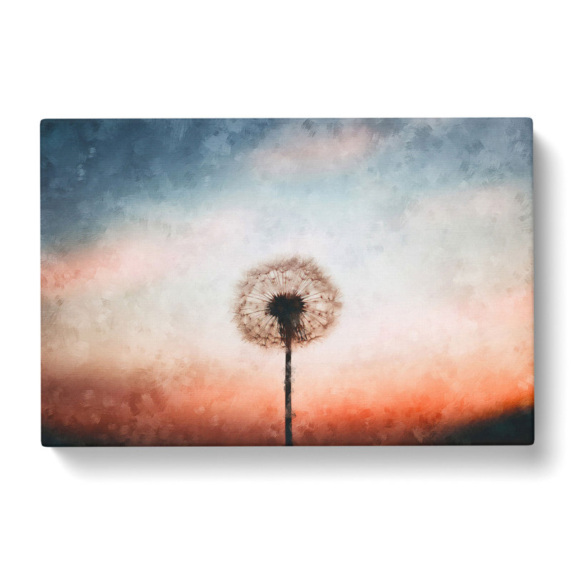Dandelion Painting - Wrapped Canvas, 50cm H x 76cm W x 3cm D