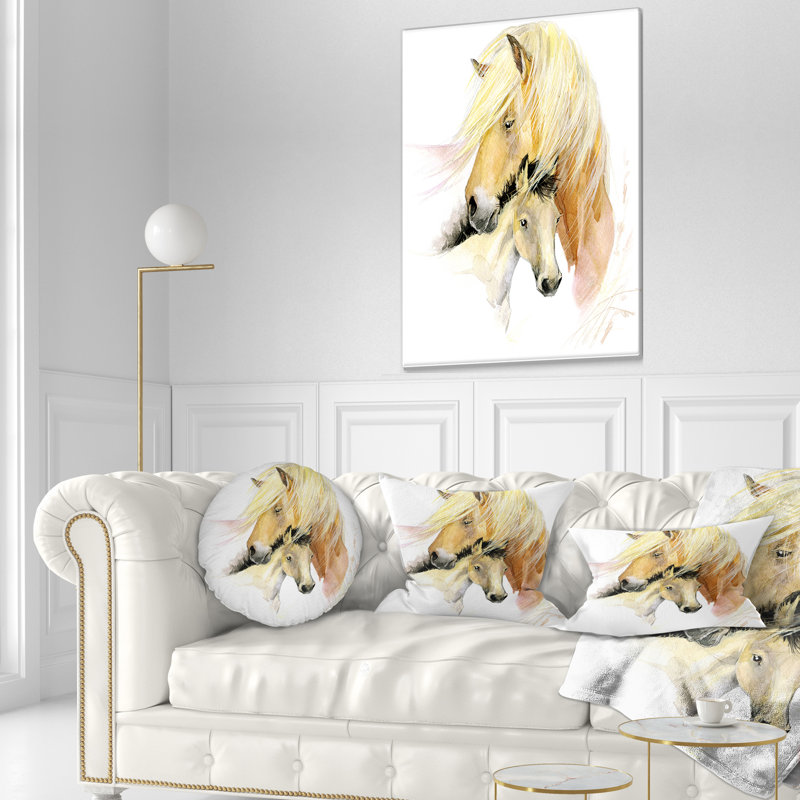 Coussin lombaire pour bébé animal cheval