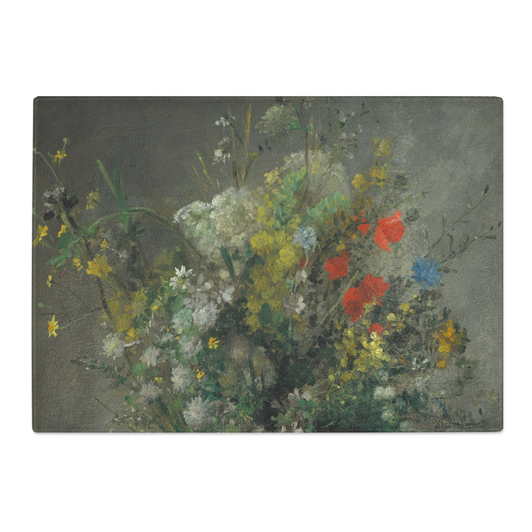 Bouquet of Flowers Vol.2 by Pierre-Auguste Renoir Chopping Board