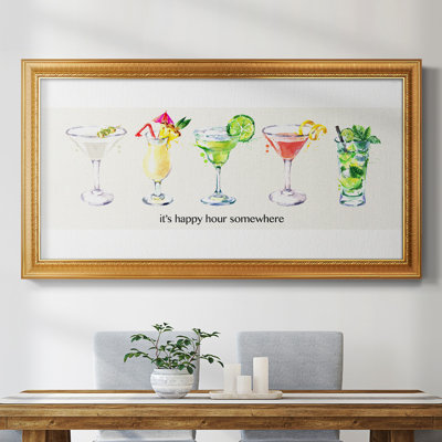 Happy Hour Cocktail - Reproduction de photo sur toile