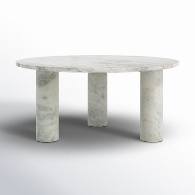 Izel 3 Leg Marble Coffee Table by AllModern