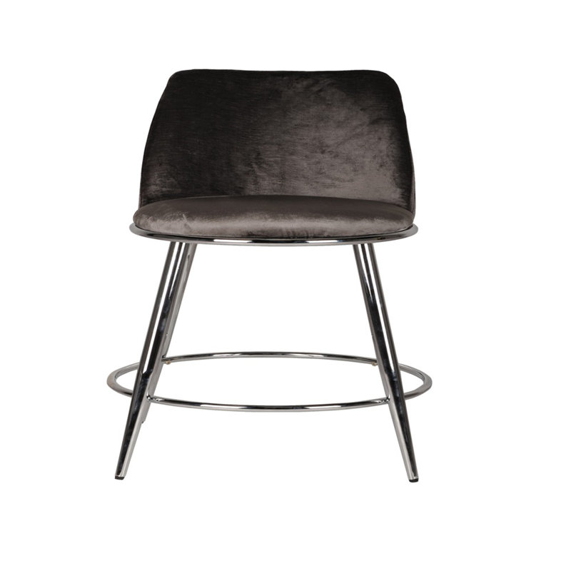 Tabouret de comptoir 25 po Krete, Gris