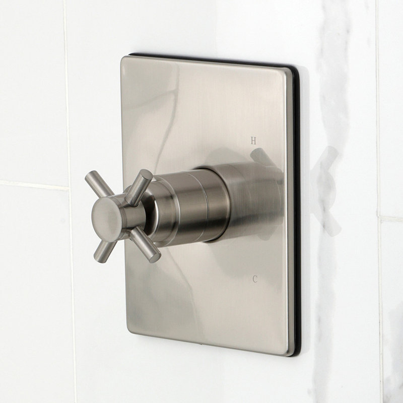 Kingston Brass Concord Single-Handle Pressure Balanced Tub Faucet, Brushed Nickel