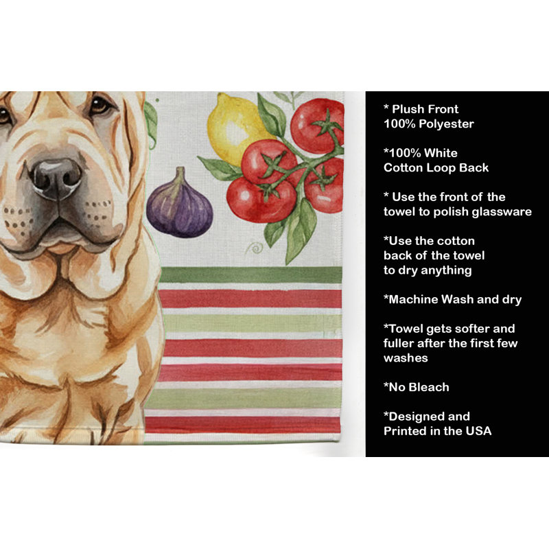 Serviette de cuisine Red Shar Pei, Red Shar Pei
