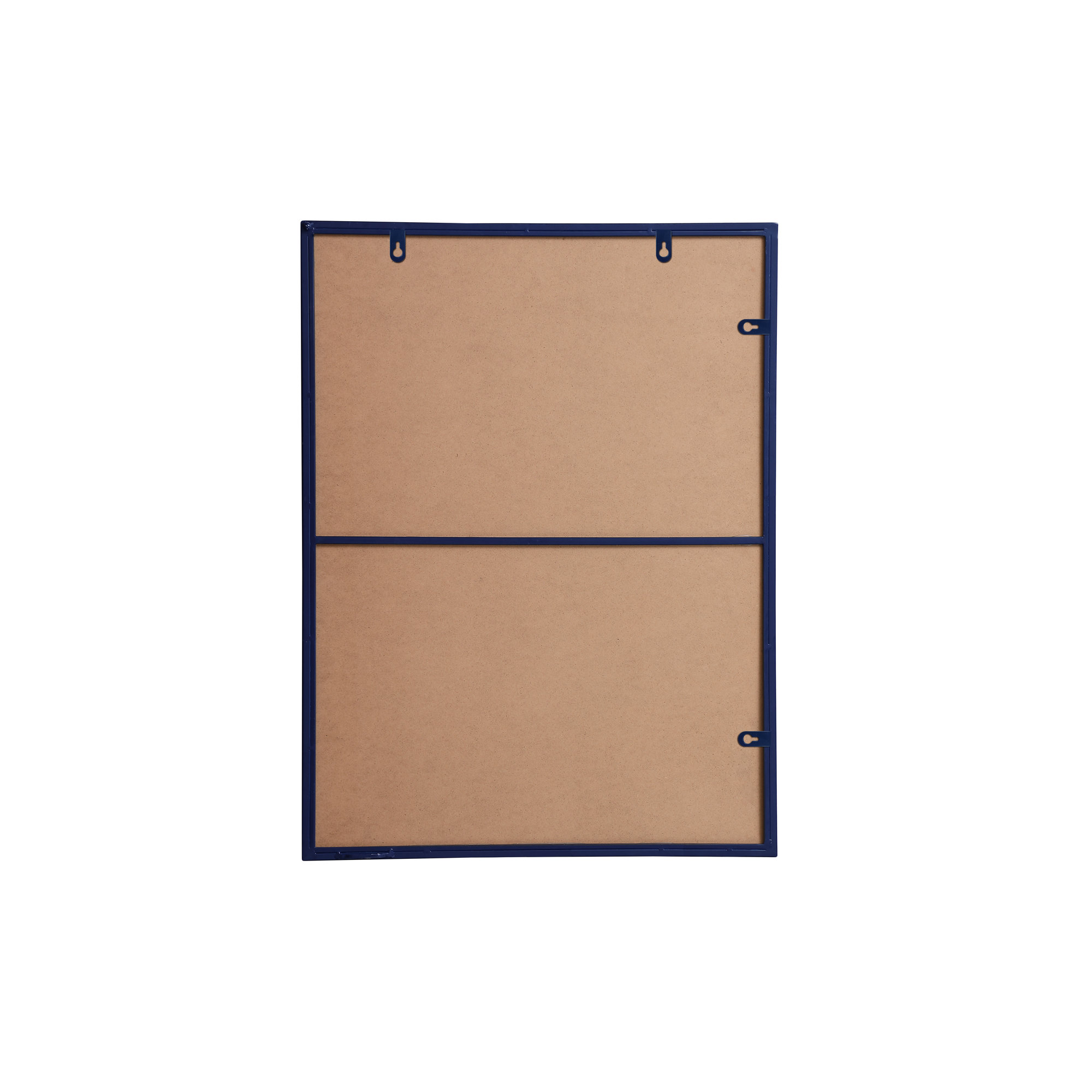 Sabine Metal Rectangle Wall Mirror, Blue, 32" x 24"