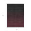 Tapis d'extérieur lavable abstrait merlot et gris anthracite 10 pi x 14 pi