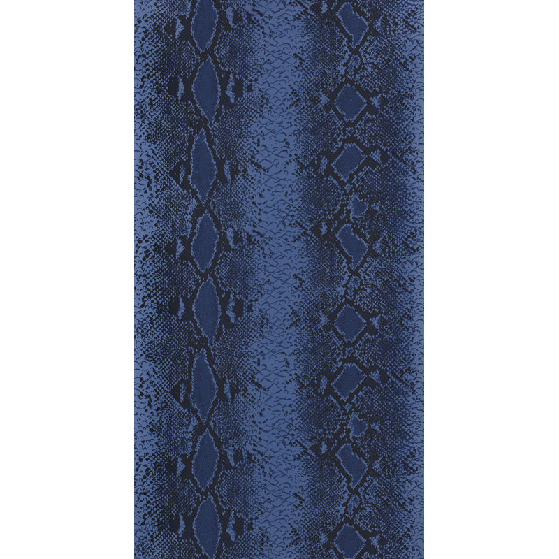 Snake Charmer Wallpaper, Cobalt