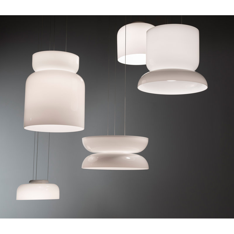 Luminaire suspendu géométrique à 2 lumières Totem
