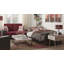 Causeuse convertible rembourrée avec rangement pour le salon de la chambre à coucher, microfibre-760010427