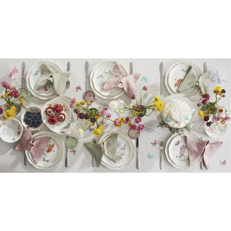 Lenox Butterfly Meadow 28 Piece Dinnerware Set, Service for 4