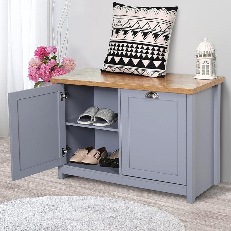 8 Pair Shoe Storage Bench