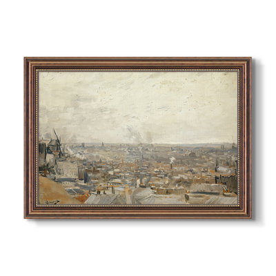 Vue de Montmartre, 1886 - Vincent van Gogh - Toile encadrée sur mesure