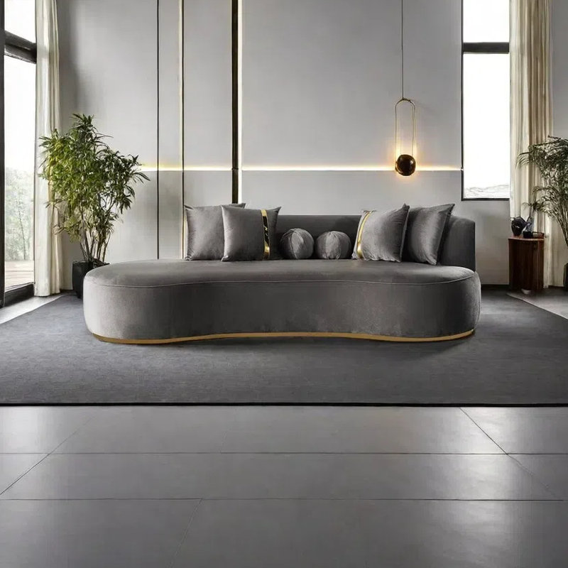 Chaise longue décontractée en flanelle Creative
