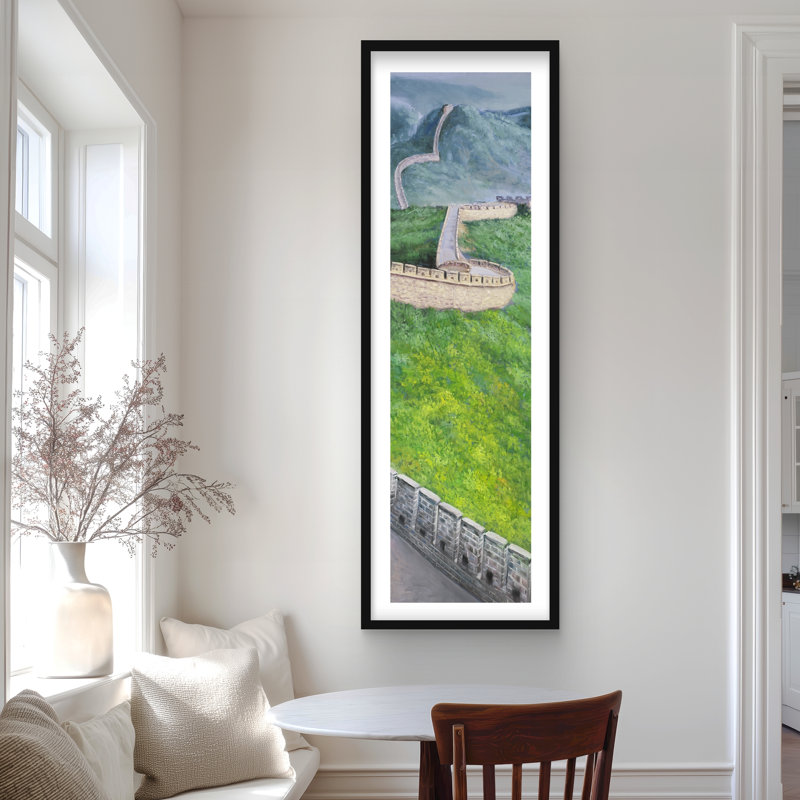 «Great Wall of China - Contemporary Architecture», reproduction encadrée
