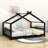 Bunche Wood House Platform Bed-1452368219-1452368216