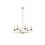 Baltray 6-Light Chandelier-61751666-61870085