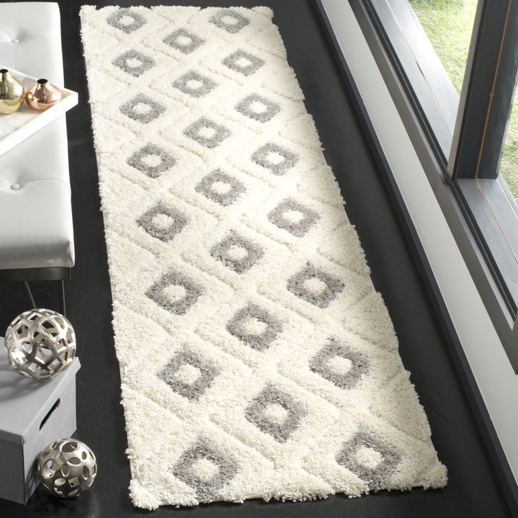 Ashburnham Olympia Shag Performance Geometric Rug