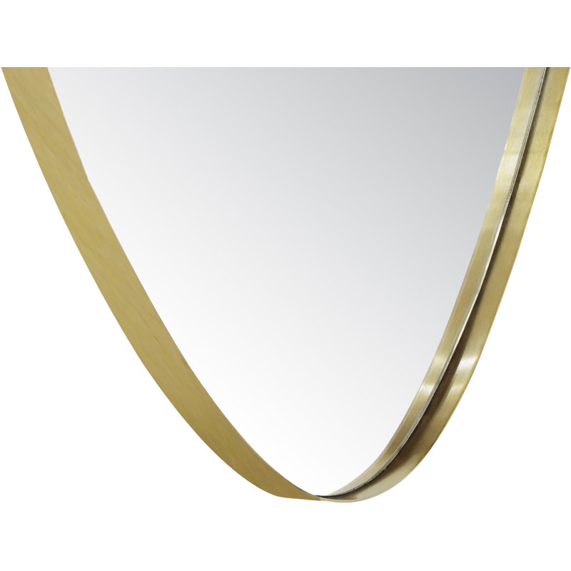 Mirsha Mirror, 30" x 23", Brushed Gold
