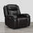 Genuine Leather Zero Wall Power Recliner with Adjustable Headrest-1650215884