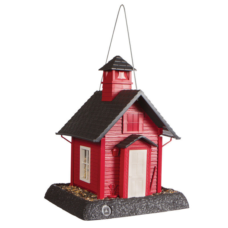 Mangeoire d’oiseaux à trémie décorative de Lil’School House