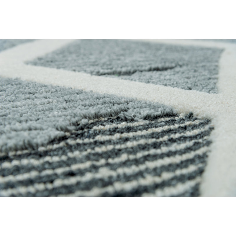 Butilone Geometric Indoor Rug, Rectangle 7'6" x 9'6"