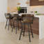 Tabouret de comptoir pivotant de 26 po Neufeld-71087374-71087373