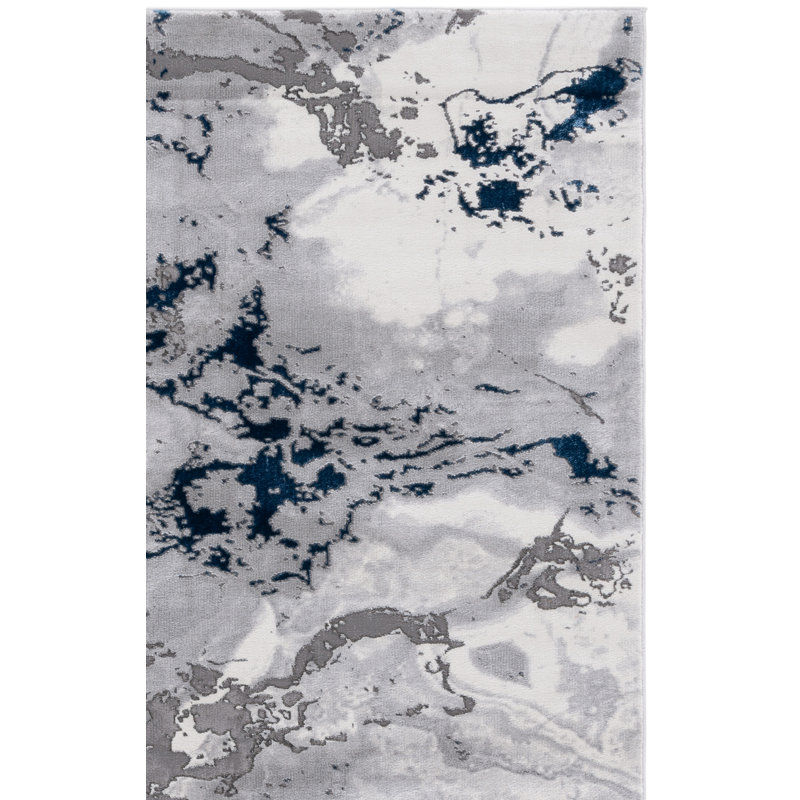 Poppy-Louise Performance Abstract Rug, Rectangle 2'7" x 5'