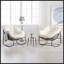 Chaise berçante d'extérieur en rotin-364825362