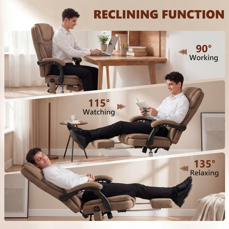 Office Chair, Brown