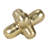 Decorative Metal Orb Object for Home Decor Display - Geometric Sculpture Accent for Office, Tabletop, or Living Room Decoration - Gold-547501287-547501282