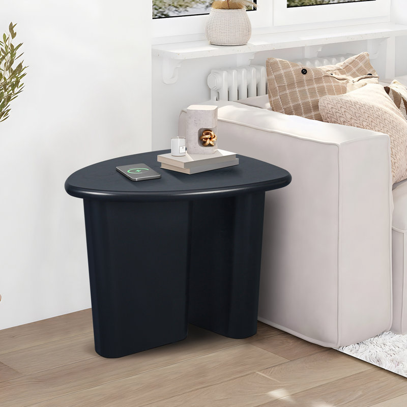 End Table, Antique Black