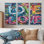 «Love Love Love», ensemble d'art mural citations de mode