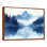 Mountain River Mist I - Blue Landscape, art mural