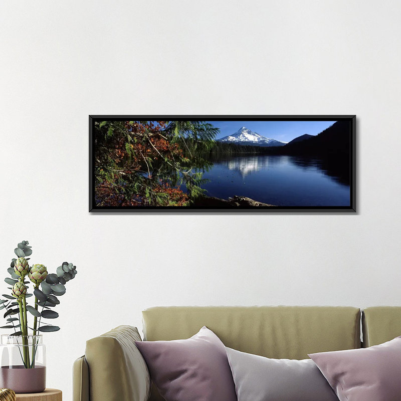 « mt. national forest, oregon », reproduction de photo sur toile, H 20 po x l 60 po x P 1,5 po, Toile avec cadre noir