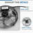 iPower Shutter Exhaust Fan Aluminum High Speed-69555678