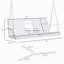 Balancelle 3 places en bois, banc de patio avec table basse pliante, porte-gobelets et chaînes inclus, capacité de poids de 440 lb