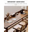 Table longue en bois massif American Retro-32654615