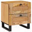 40cm W Solid Wood Bedside Table