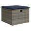 55cm Wide Patio Sofa with Cushions