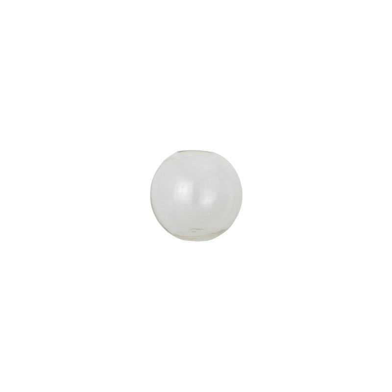 Vase de table Aurora, H 6 po x l 6 po x P 6 po, Transparent