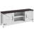 66" Farmhouse TV Stand for 75" TVs, Modern Entertainment Center with Adjustable Shelves & Storage Cabinets, Long TV Console for Living Room