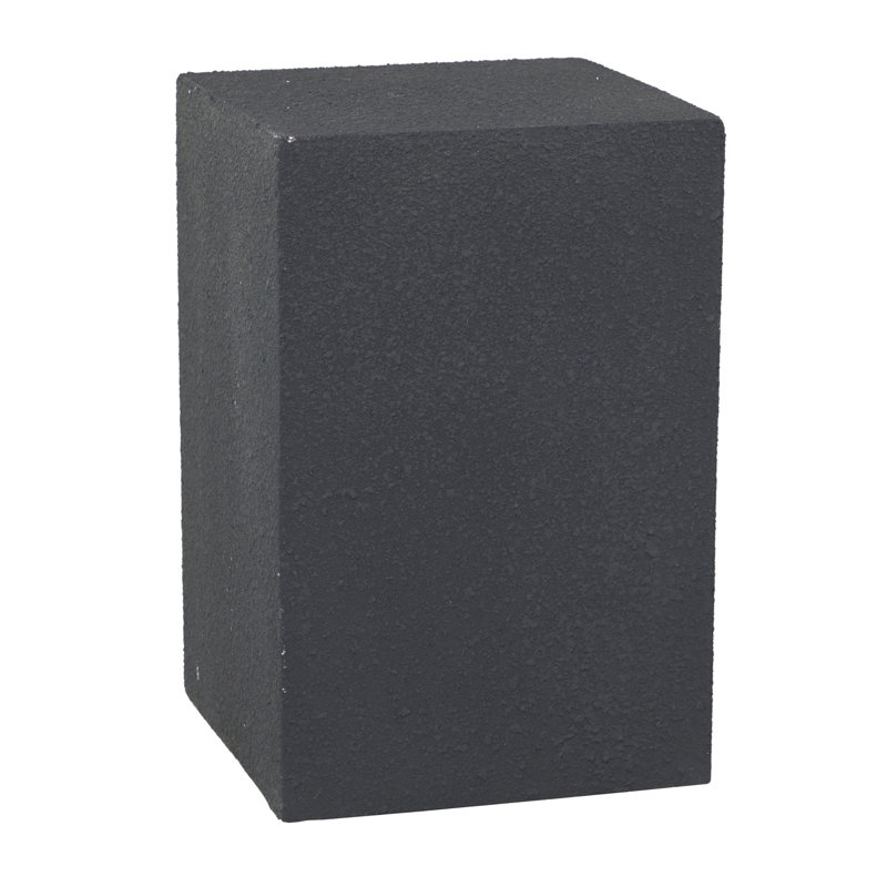 Tabouret contemporain en oxyde de magnésium, Noir