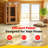 Heatwave 2-Person Hemlock Infrared Sauna with 6 Carbon Heaters