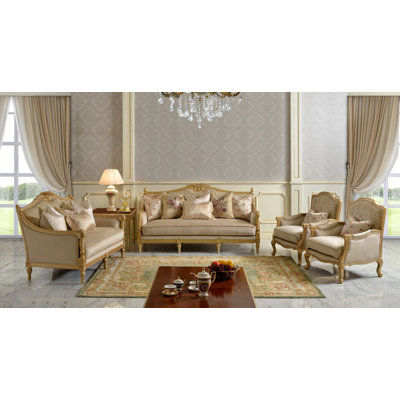 Cutrer Victorian 6 Piece Living Room Set by Rosdorf Park