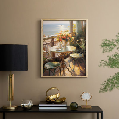 Reproduction encadrée FLORAL Series DCCL - bois massif