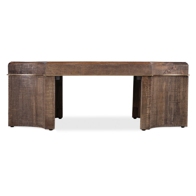Commerce And Market Solid Wood Cocktail Table